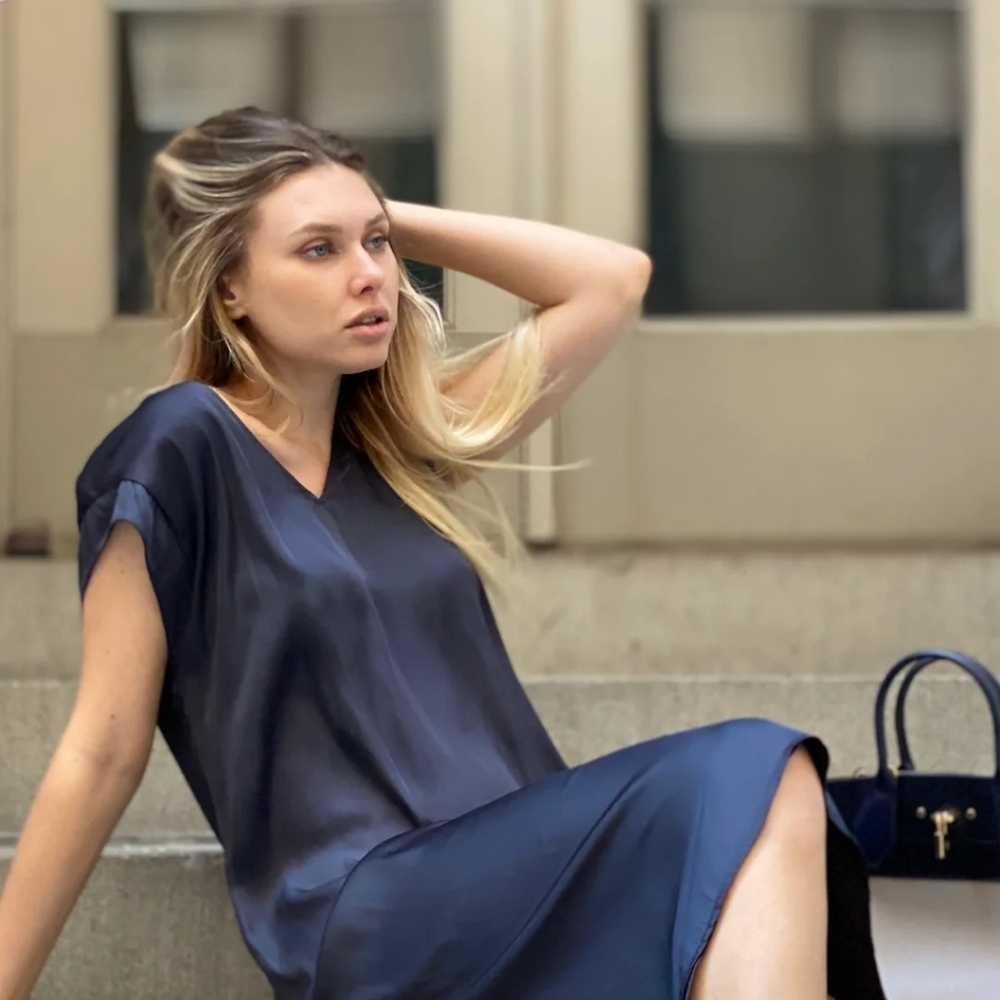 Uli Herzner Black Dress (comes with fabric belt)